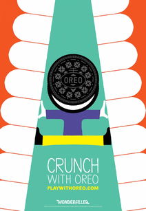 奧利奧餅干藝術平面創意廣告設計 國外優秀案例賞析與代理服務解析